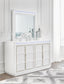 Chalanna California  Upholstered Storage Bed, Dresser, Mirror, Chest And Nightstand Signature Design by Ashley®