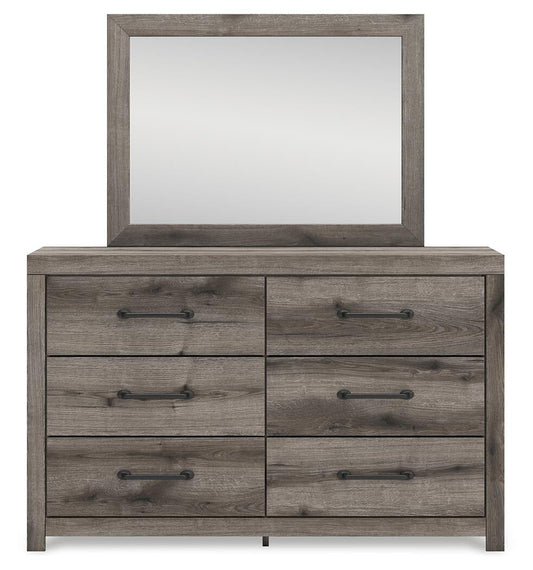 Graystorm  Panel Bed, Dresser And Mirror Signature Design by Ashley®