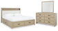 Calmoro  Bookcase Bed With Mirrored Dresser Signature Design by Ashley®