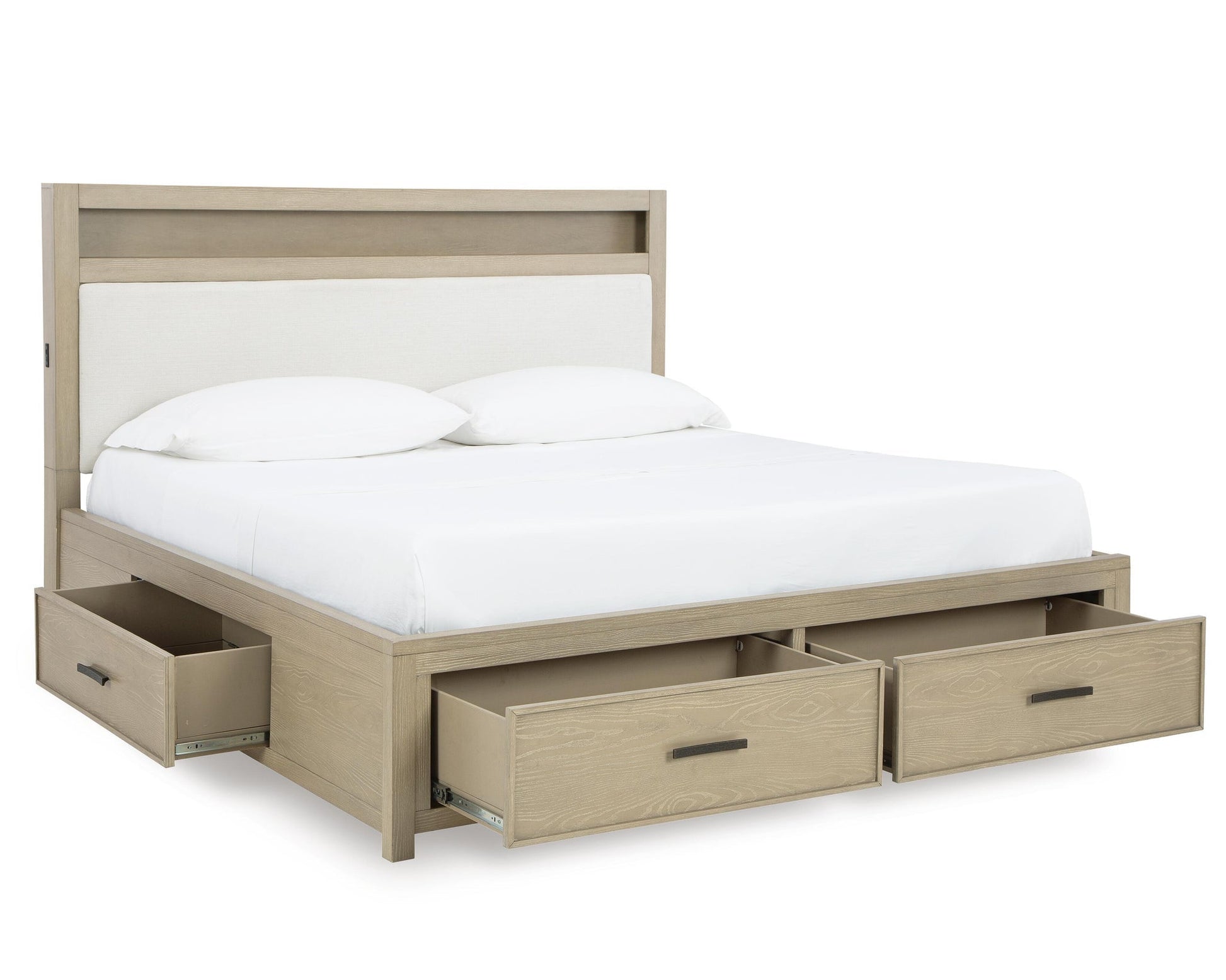 Calmoro  Bookcase Bed With Mirrored Dresser Signature Design by Ashley®