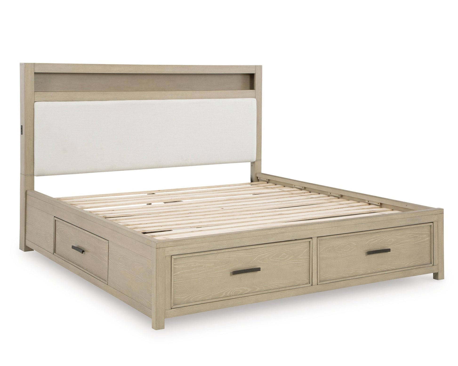 Calmoro  Bookcase Bed With Mirrored Dresser Signature Design by Ashley®