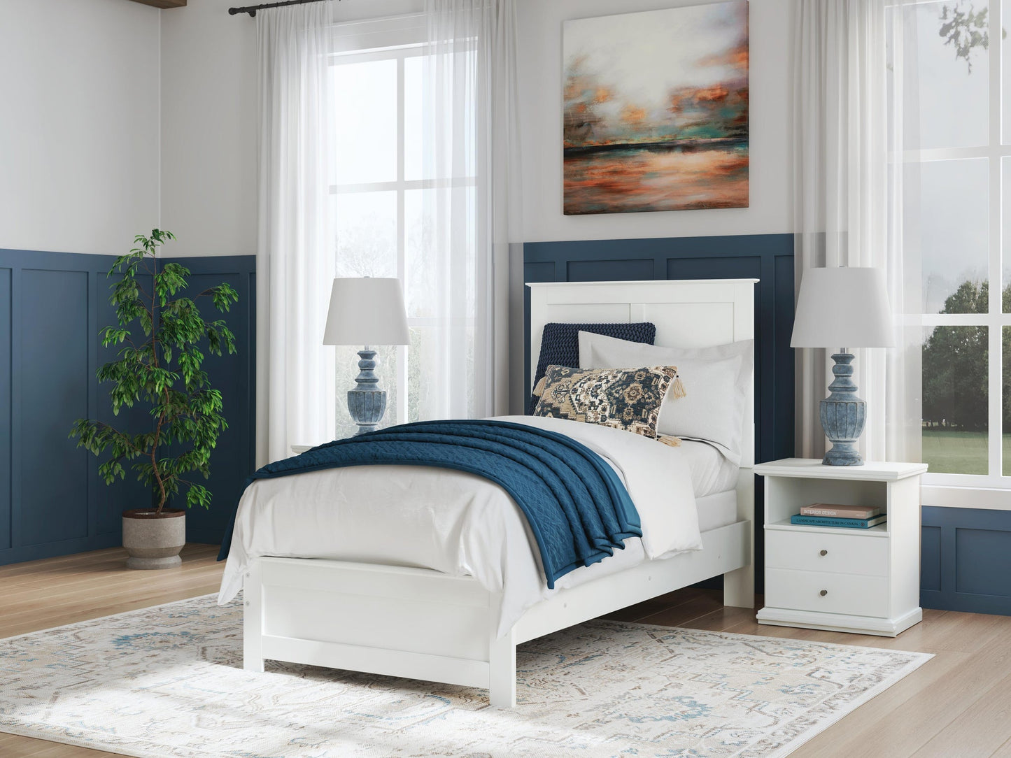 Bostwick Shoals  Panel Bed, Dresser, Mirror And Nightstand Signature Design by Ashley®