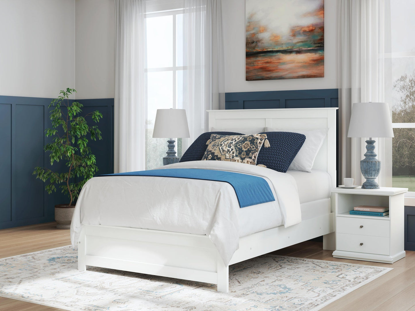 Bostwick Shoals  Panel Bed, Dresser And Mirror Signature Design by Ashley®