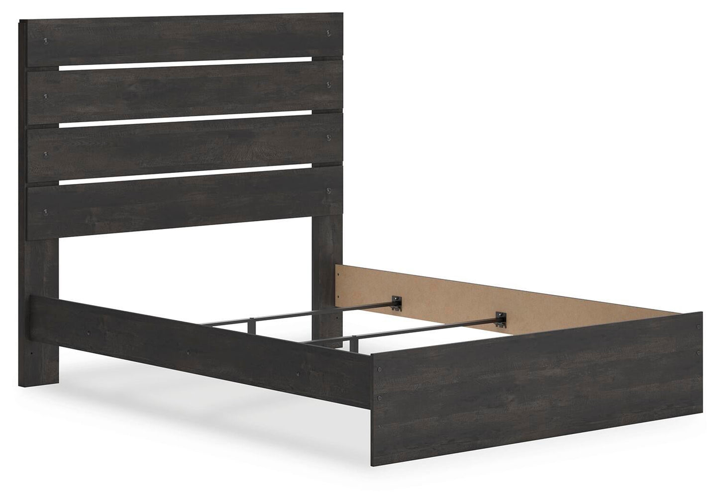Delmorta  Panel Bed, Dresser And Mirror