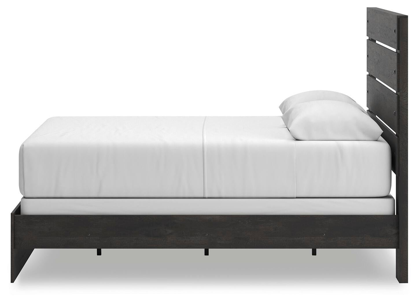 Delmorta  Panel Bed, Dresser And Mirror