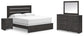 Delmorta  Panel Bed, Dresser, Mirror And Nightstand Signature Design by Ashley®