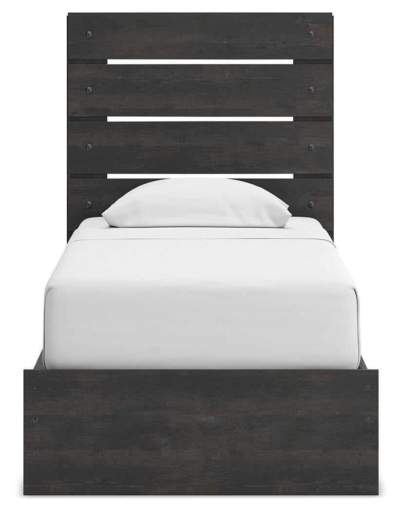 Delmorta  Panel Storage Bed, Dresser And Mirror Signature Design by Ashley®