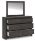 Parlayon  Panel Bed, Dresser And Mirror Signature Design by Ashley®