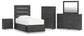 Delmorta  Panel Bed With Storage, Dresser, Mirror, Chest And Nightstand Signature Design by Ashley®