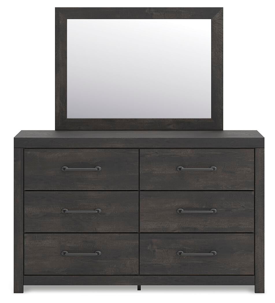 Delmorta  Panel Bed With Storage, Dresser, Mirror, Chest And Nightstand Signature Design by Ashley®