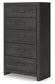 Delmorta  Panel Bed With Storage, Dresser, Mirror, Chest And Nightstand Signature Design by Ashley®