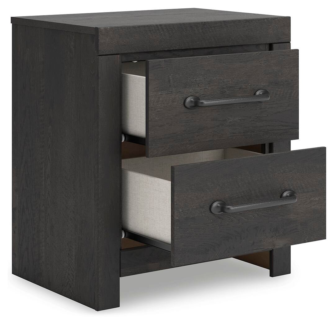 Delmorta  Panel Bed With Storage, Dresser, Mirror, Chest And Nightstand Signature Design by Ashley®