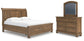 Vandenmore  Storage Sleigh Bed With Mirrored Dresser Signature Design by Ashley®