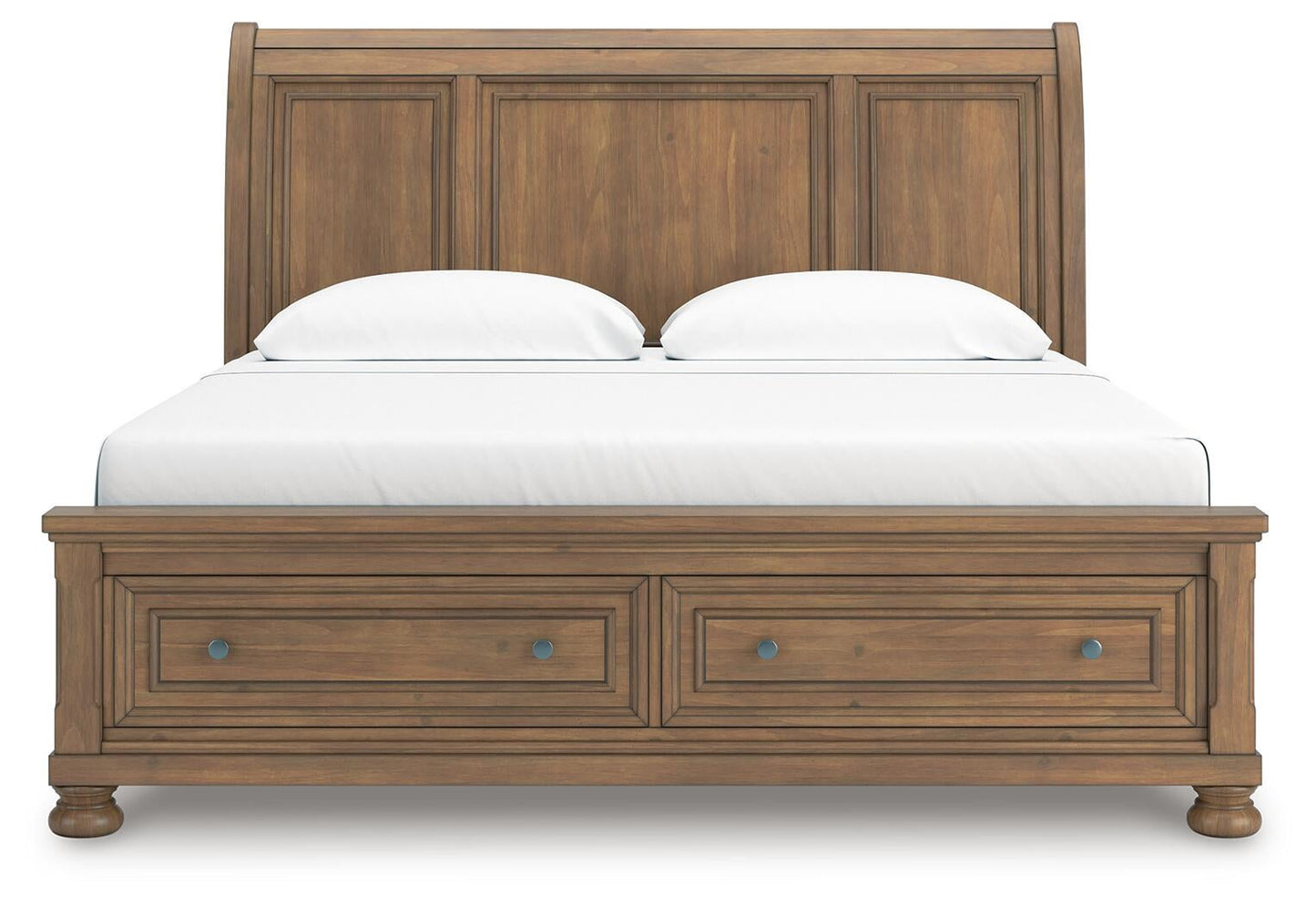 Vandenmore  Storage Sleigh Bed With Mirrored Dresser Signature Design by Ashley®