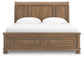 Vandenmore  Storage Sleigh Bed With Mirrored Dresser Signature Design by Ashley®