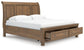 Vandenmore  Storage Sleigh Bed With Mirrored Dresser Signature Design by Ashley®