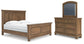 Vandenmore  Panel Bed With Mirrored Dresser Signature Design by Ashley®