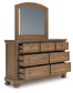 Vandenmore  Panel Bed With Mirrored Dresser Signature Design by Ashley®