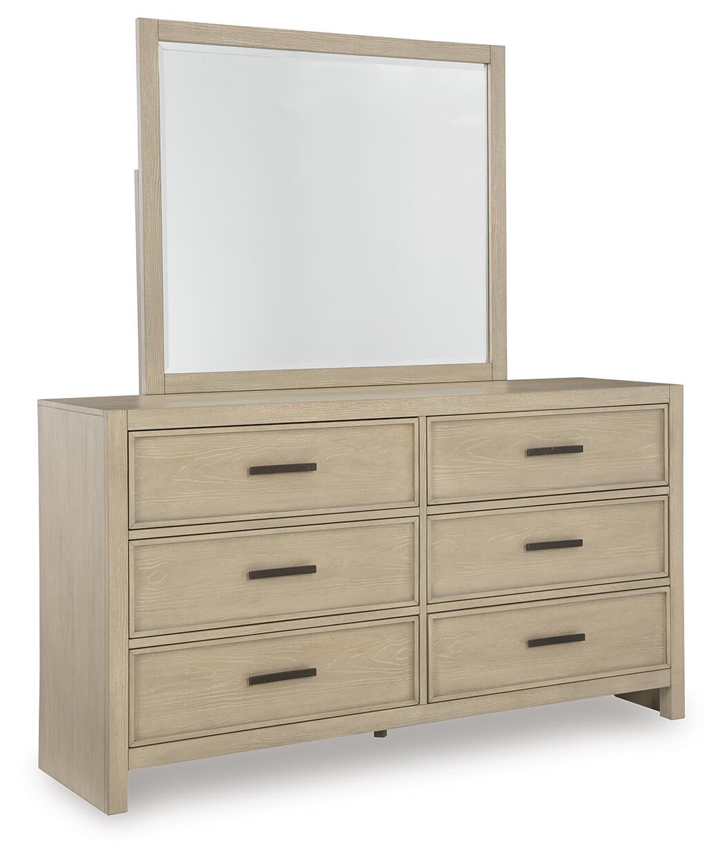 Calmoro California  Bookcase Bed With Mirrored Dresser And Nightstand Signature Design by Ashley®
