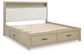 Calmoro California  Bookcase Bed With Mirrored Dresser And Nightstand Signature Design by Ashley®