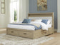 Calmoro California  Bookcase Bed With Mirrored Dresser And Nightstand Signature Design by Ashley®