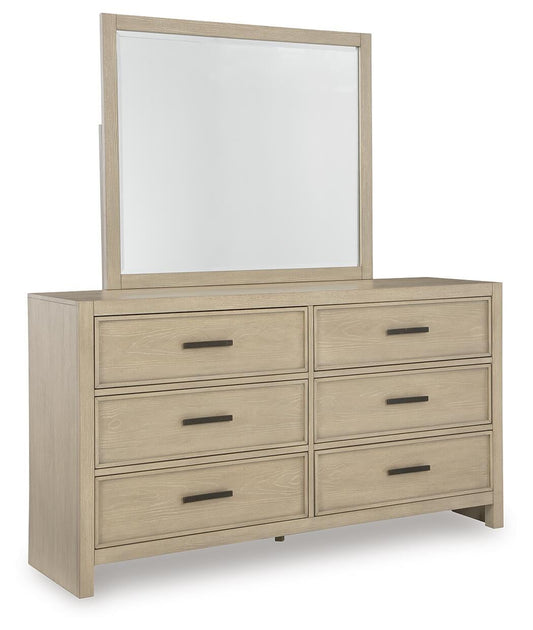 Calmoro California  Bookcase Bed With Mirrored Dresser Signature Design by Ashley®