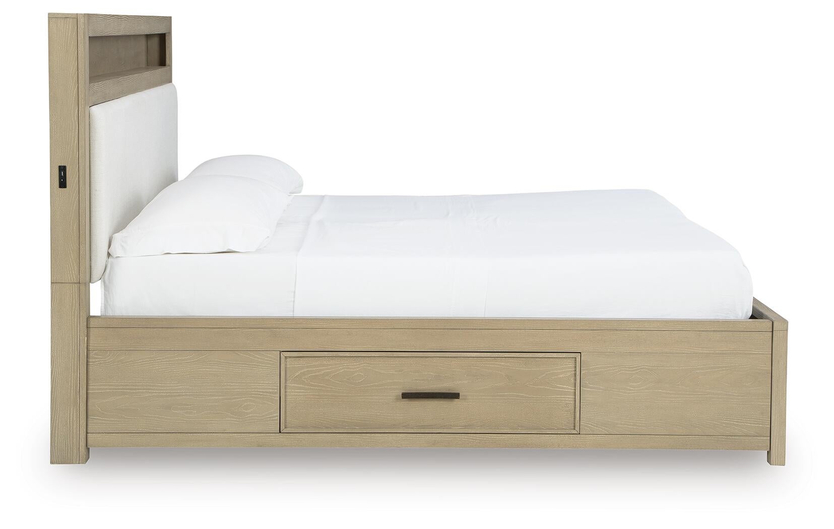 Calmoro California  Bookcase Bed With Mirrored Dresser Signature Design by Ashley®