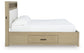 Calmoro California  Bookcase Bed With Mirrored Dresser Signature Design by Ashley®