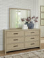 Calmoro California  Bookcase Bed With Mirrored Dresser Signature Design by Ashley®