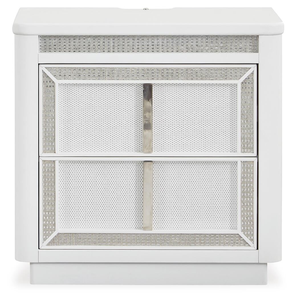 Chalanna  Upholstered Storage Bed, Dresser, Mirror And Nightstand Signature Design by Ashley®