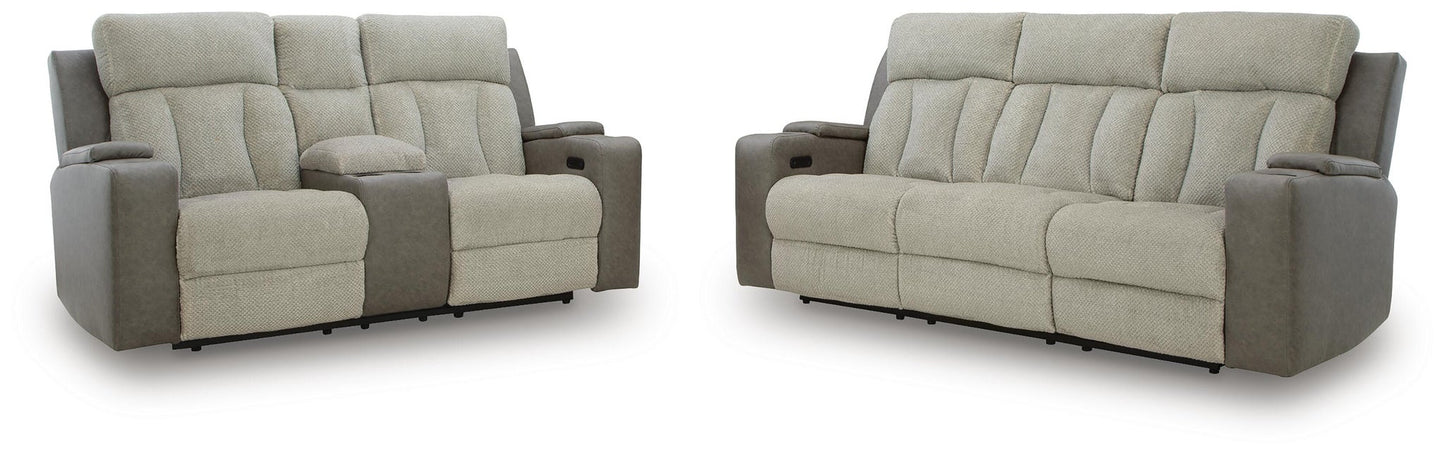 Stately Check Sofa and Loveseat Signature Design by Ashley®