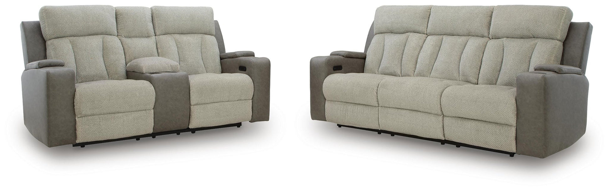 Stately Check Sofa and Loveseat Signature Design by Ashley®