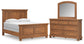 Vandenmore  Panel Bed With Mirrored Dresser Signature Design by Ashley®