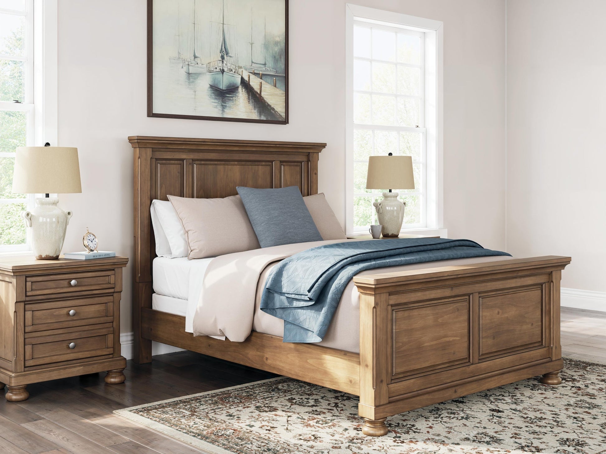 Vandenmore  Panel Bed With Mirrored Dresser Signature Design by Ashley®