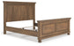 Vandenmore California  Panel Bed With Mirrored Dresser