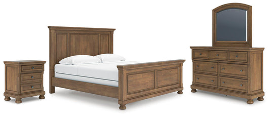 Feddinger  Panel Bed With Mirrored Dresser And Nightstand Signature Design by Ashley®