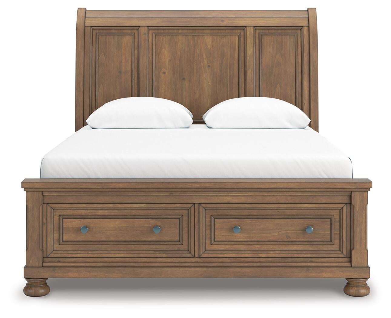 Vandenmore  Storage Sleigh Bed With Mirrored Dresser Signature Design by Ashley®