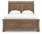 Vandenmore  Storage Sleigh Bed With Mirrored Dresser Signature Design by Ashley®