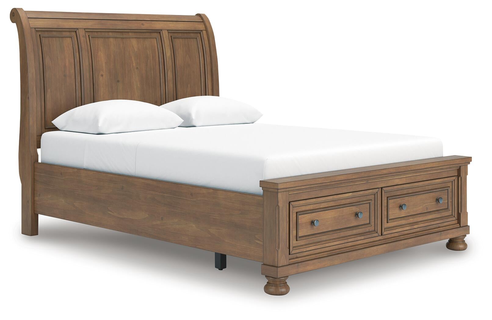 Vandenmore  Storage Sleigh Bed With Mirrored Dresser Signature Design by Ashley®