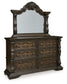 Maylee  Canopy Bed, Dresser, Mirror, Chest And Nightstand Signature Design by Ashley®
