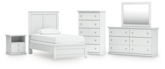 Bostwick Shoals  Panel Bed, Dresser, Mirror, Chest And Nightstand Signature Design by Ashley®