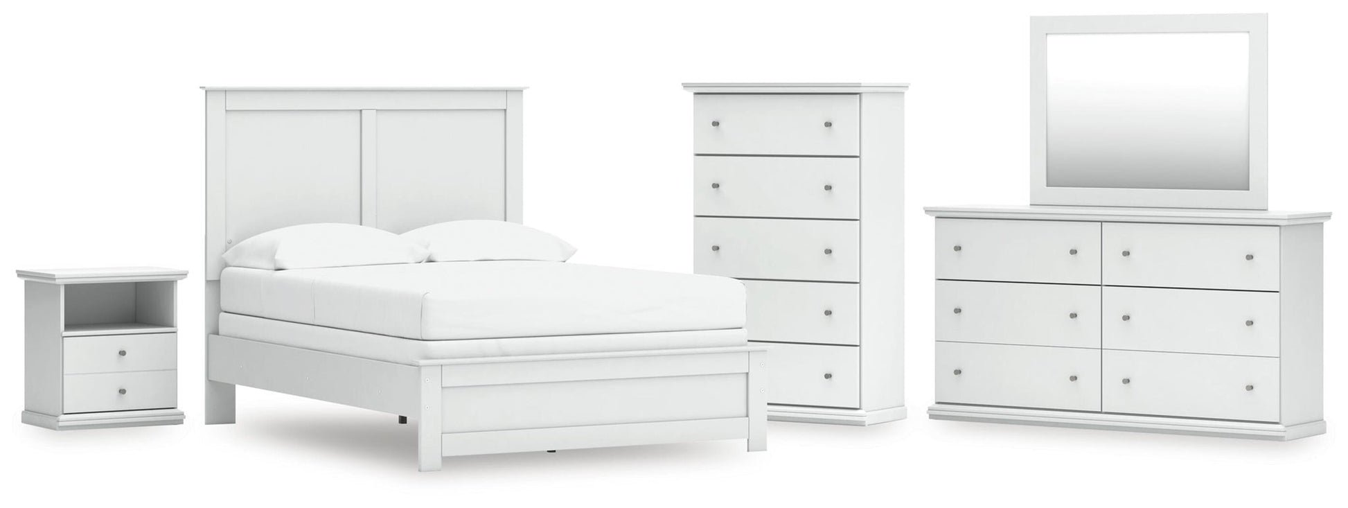 Bostwick Shoals  Panel Bed, Dresser, Mirror, Chest And Nightstand Signature Design by Ashley®