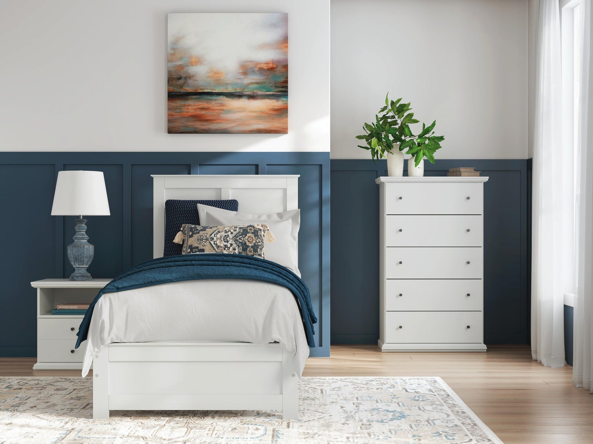Bostwick Shoals  Panel Bed, Dresser, Mirror, Chest And Nightstand Signature Design by Ashley®