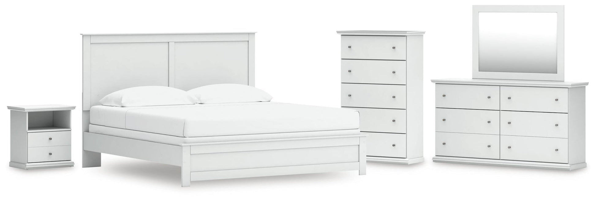 Bostwick Shoals  Panel Bed, Dresser, Mirror, Chest And Nightstand Signature Design by Ashley®