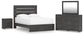 Delmorta  Panel Bed, Dresser, Mirror And Nightstand Signature Design by Ashley®