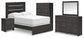Delmorta  Panel Bed, Dresser, Mirror, Chest And Nightstand Signature Design by Ashley®