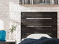Delmorta  Panel Bed, Dresser, Mirror And Nightstand