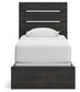 Delmorta  Panel Bed, Dresser And Mirror Signature Design by Ashley®