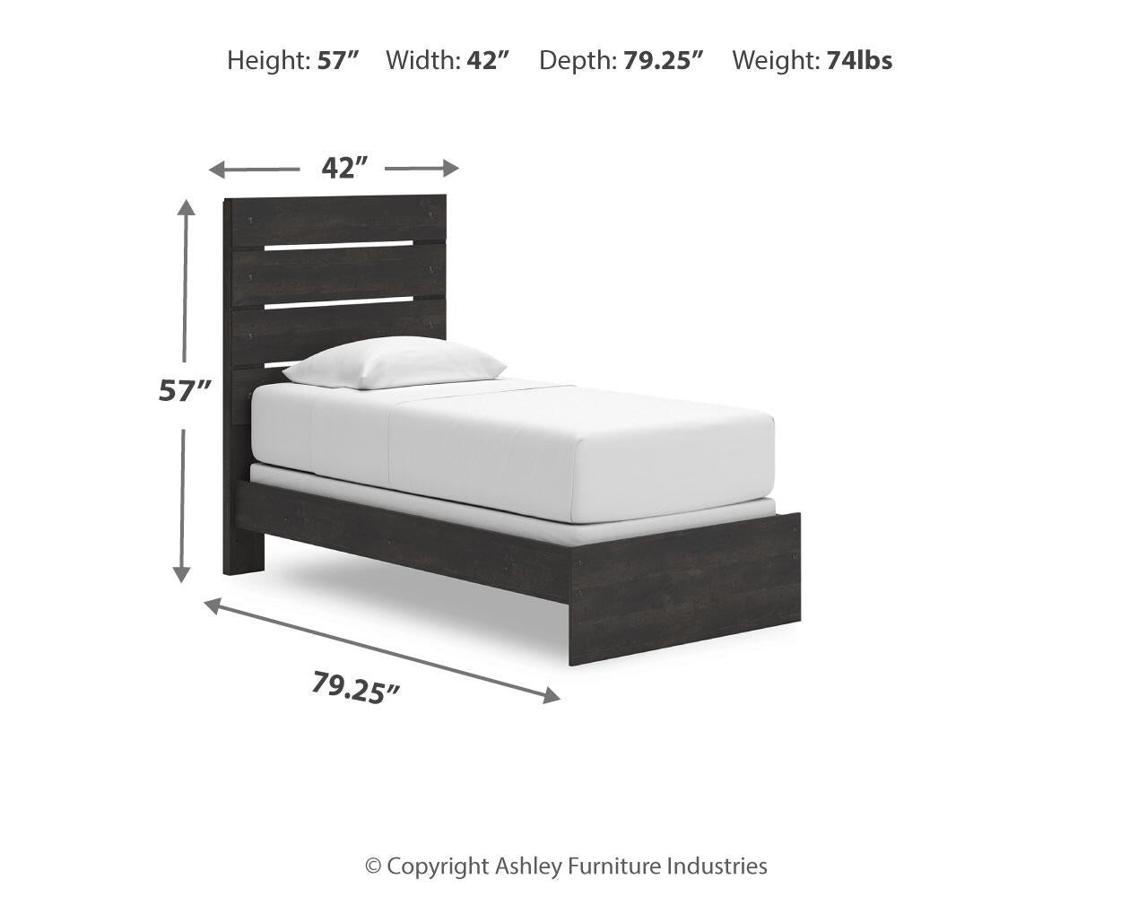 Delmorta  Panel Bed, Dresser And Mirror Signature Design by Ashley®