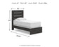 Delmorta  Panel Bed, Dresser And Mirror Signature Design by Ashley®